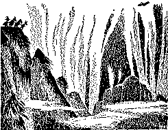 Там,  где  должно было быть море... зияла теперь громадная пропасть